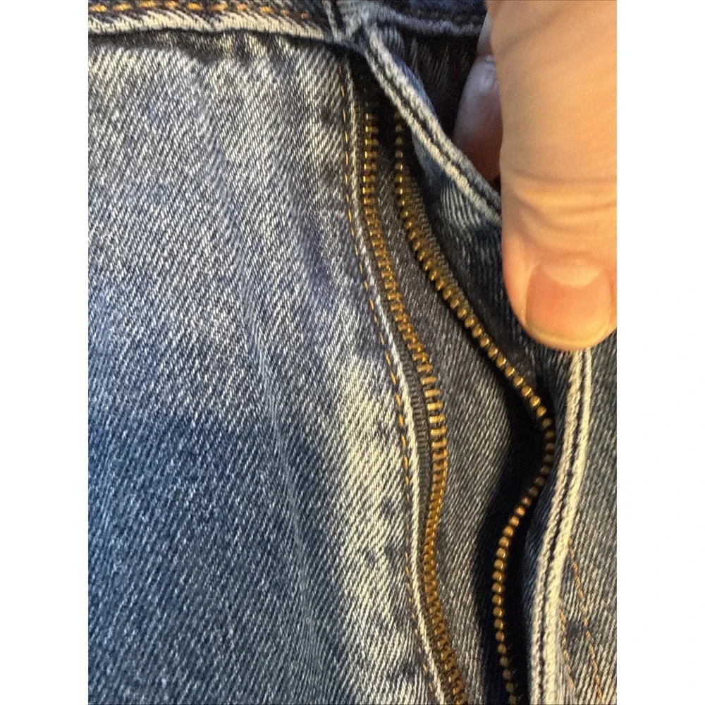 Levis 550 Jeans‎ Mens 44x29 Blue Relaxed Fit Straight Leg Medium Wash